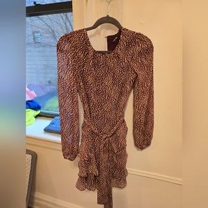 Burgundy express dress